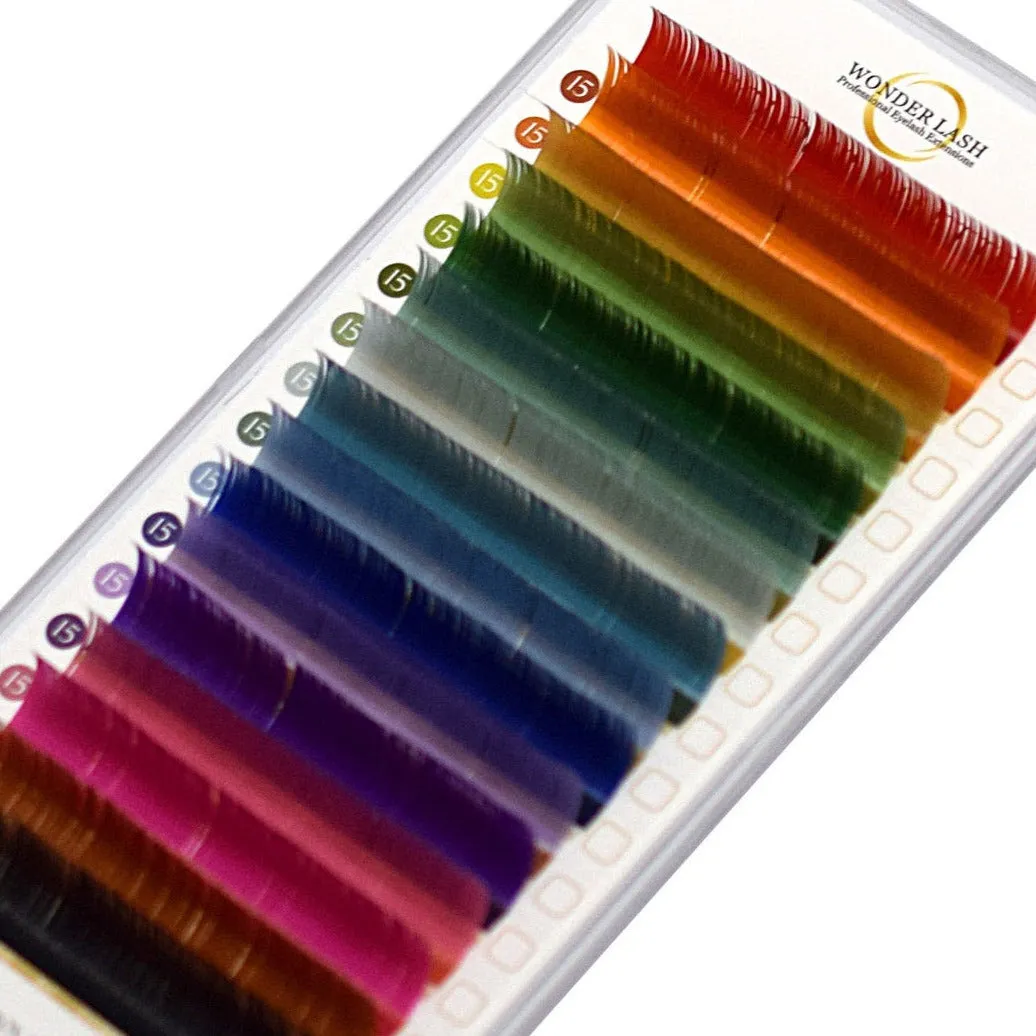 WonderLash® Color Mink eyelash extensions MIX, 16 lines