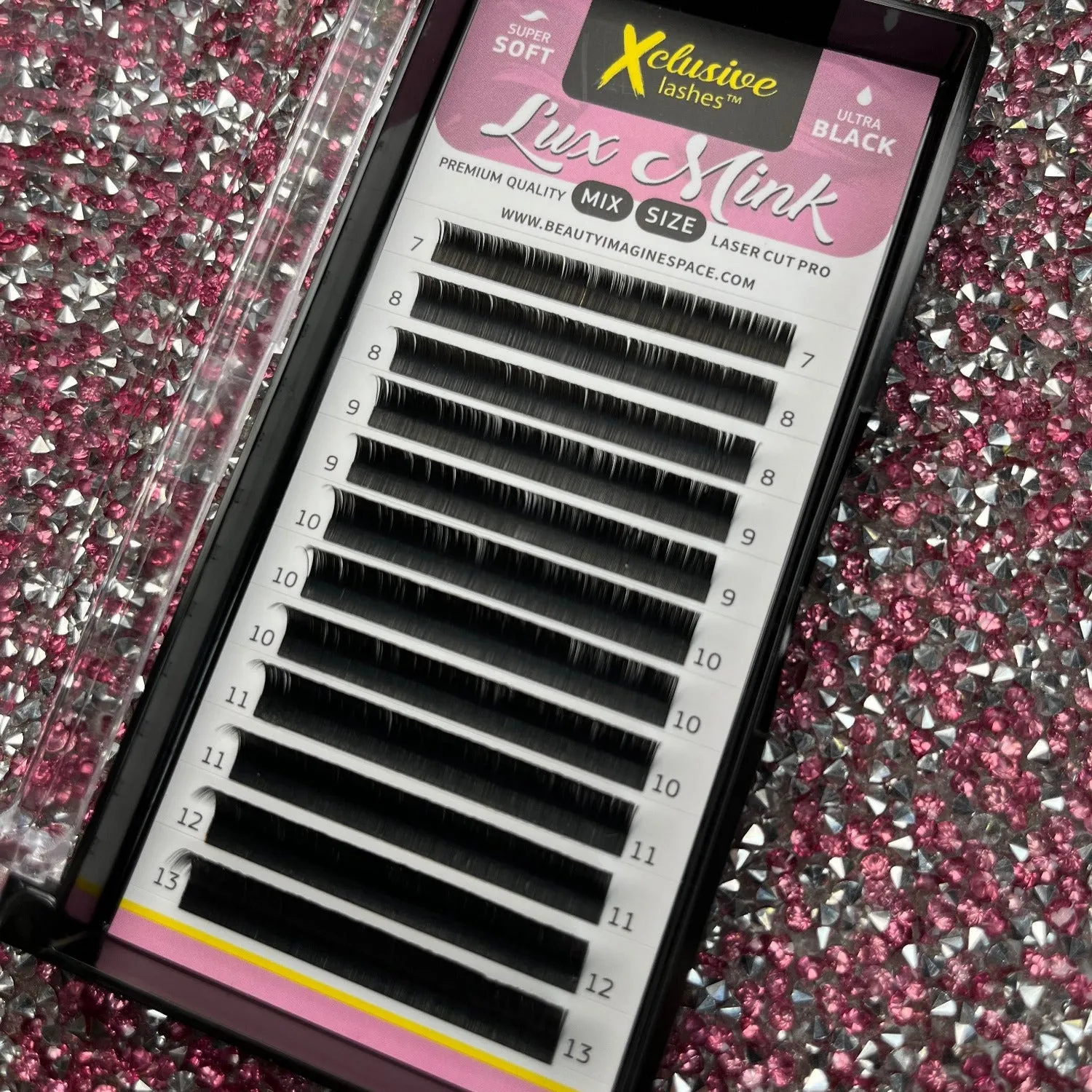 Xclusive Lashes FLAT Cashmere eyelash extensions C/0.15/MIX